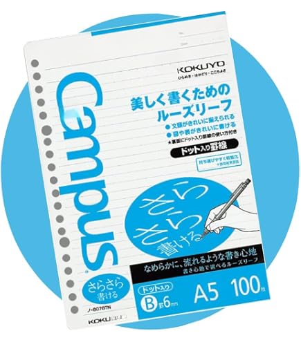 Amazon.co.jp: コクヨ(KOKUYO) ルーズリーフ ポジティ B5 中横罫 200枚
